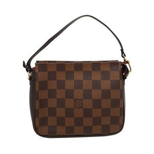 Louis Vuitton Damier Ebene Brown Truth Makeup Accessory Clutch Bag